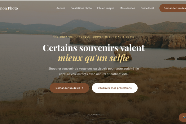 Photographe à Minorque : immortalisez vos plus beaux moments avec une experte de l’image méditerranéenne.